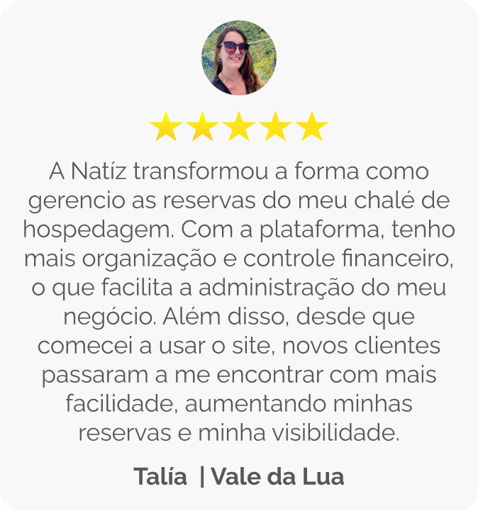 Descubra o Potencial do Turismo com a Natíz. Uma ferramenta completa e de fácil acesso para atrair mais turistas e otimizar a gestão dos negócios turísticos.