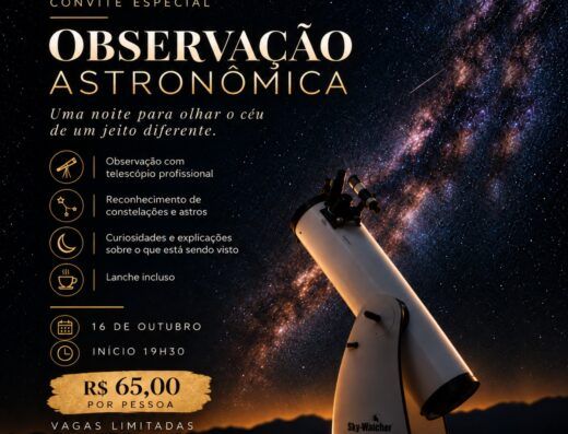 🌌 Observação Astronômica | Chalé Lua